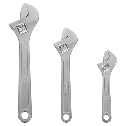 DIYEAH 3-teiliges verstellbares Schraubenschlüssel-Set: Schraubenschlüssel mit großer Öffnung für Aufgaben mit hoher Krafteinwirkung. Metallschlüssel für den Einsatz in der Garage und Werkstatt DIYEAH 3-teiliges verstellbares Schraubenschlüssel-Set: Schraubenschlüssel mit großer Öffnung für Aufgaben mit hoher Krafteinwirkung. Metallschlüssel für den Einsatz in der Garage und Werkstatt von DIYEAH