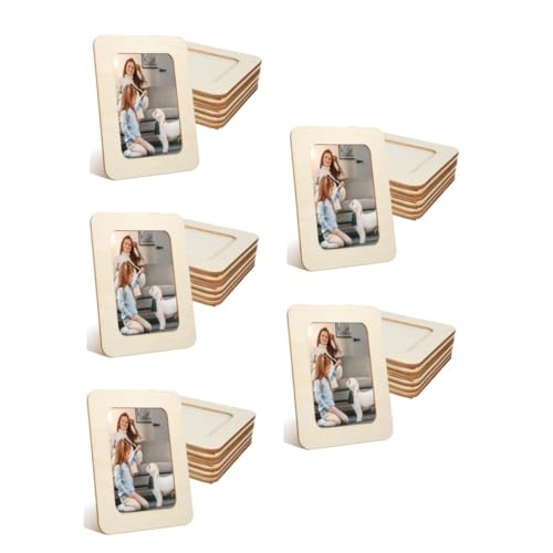 DIYEAH 30 Stk. Teiliges Rustikale Holz-bilderrahmen aus Gelbem Holz Rechteckige Tischdisplay Fotorahmen zum Bemalen DIY Postkartenrahmen mit Einfacher Fotoauswechslung und Natürlicher DIYEAH 30 Stk. Teiliges Rustikale Holz-bilderrahmen aus Gelbem Holz Rechteckige Tischdisplay Fotorahmen zum Bemalen DIY Postkartenrahmen mit Einfacher Fotoauswechslung und Natürlicher von DIYEAH