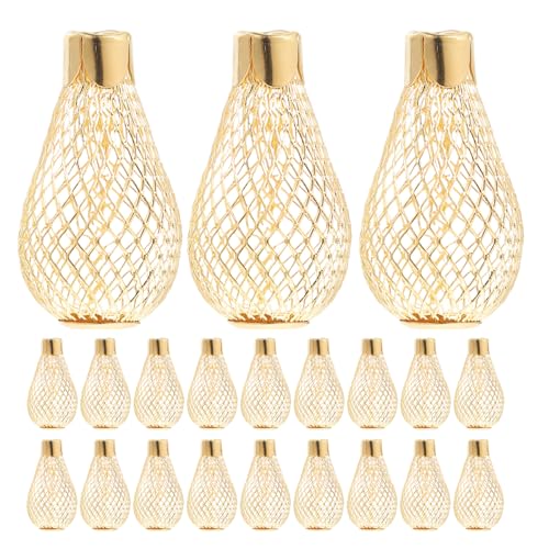 DIYEAH 30 Stück Weihnachtslichter-Abdeckungen: Lichterketten-Abdeckungen – ausgehöhlter Draht, Mini-Lampenschirm, Lampenkäfig, Decken-Kronleuchter, Lampenschirm für Partygeschenke DIYEAH 30 Stück Weihnachtslichter-Abdeckungen: Lichterketten-Abdeckungen – ausgehöhlter Draht, Mini-Lampenschirm, Lampenkäfig, Decken-Kronleuchter, Lampenschirm für Partygeschenke von DIYEAH