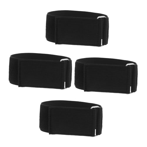 DIYEAH 4 STÜCKE Verstellbare Klett Kabelbinder mit Elastischem Schnellverschluss Starke Haftung für Kabel Schläuche und Verlängerungskabel Vielseitig für Büro Zuhause und Auto Geeignet von DIYEAH