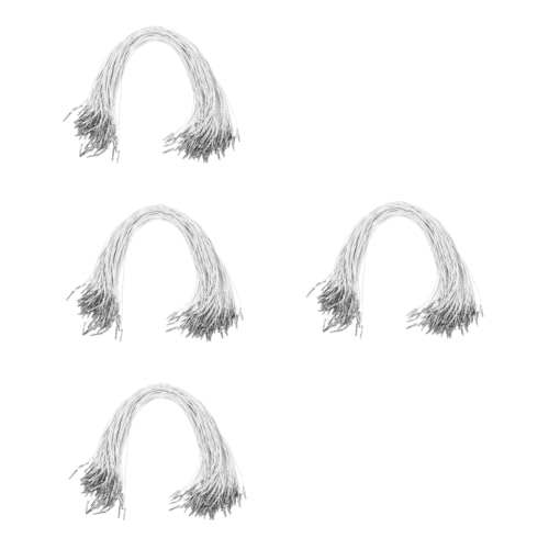 DIYEAH 4 Sätze Elastische Kordelklemme Verstellbare Hutgurt Clips Haken Zum Aufhängen Von Kordelzügen Gurten Für Planenstangen Fahnenmast Clips Flaggen Spanngurte Knebel 50 Stück * 4 von DIYEAH