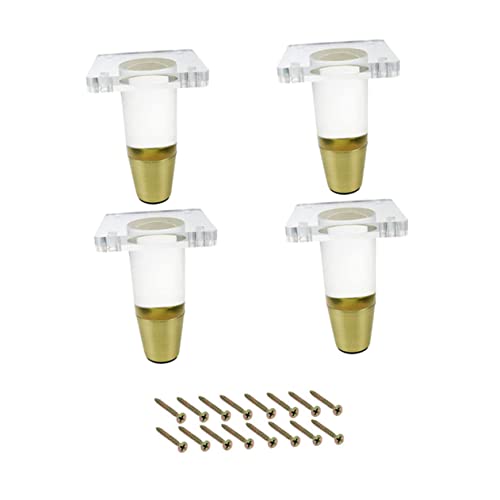 DIYEAH 4 Sätze Möbelbeine Klares Schrankbein Klares Möbelbein Sofabein Ersatz Sofabeine Tauschen Möbelfüße Couch Ersatzbeine Couch Beine Tischbeine Sofa Ersatzbeine Acryl von DIYEAH