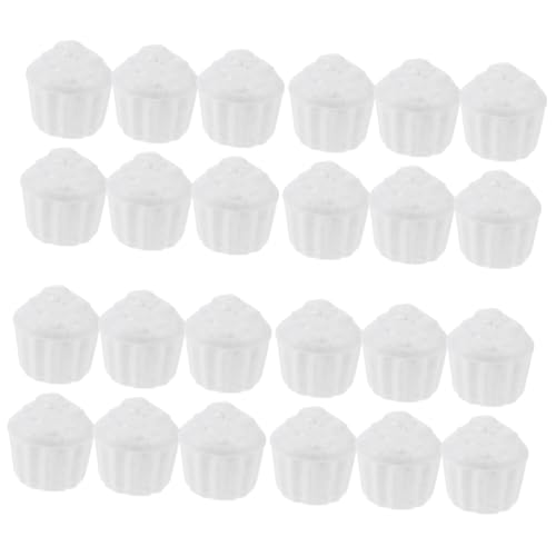 DIYEAH 4 Sätze Tortenmodell Tortenbecher Mini Dessertbecher Mit Deckel Fake Balloon Cake Topper Einzelne Cupcake Boxen Tortendrehteller Mini Becher Ramekins Alufoliendosen 6 Stücke * 4 von DIYEAH