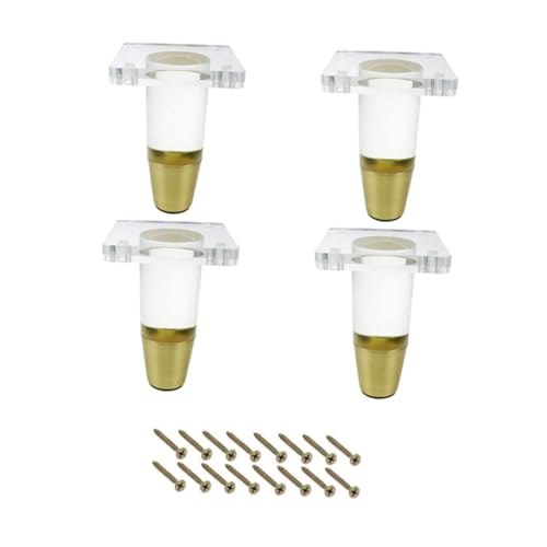 DIYEAH 4 Sets Beine Für Couch Transparente Möbelbeine Transparente Schrankbeine Ersatz Sofabeine Esstischbeine Möbelbeine Ersatzbeine Für Möbel Sofafüße Sofabeine Aus Metall von DIYEAH