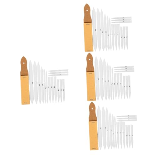 DIYEAH 4 Sets Künstler Zeichenwerkzeug Hockeyschläger Bleistifte Mit Radiergummis Radierstifte Pfanne Pastellschwamm Stift Radiergummis Radiergummis Schaber Zeichenblock Textmarker von DIYEAH