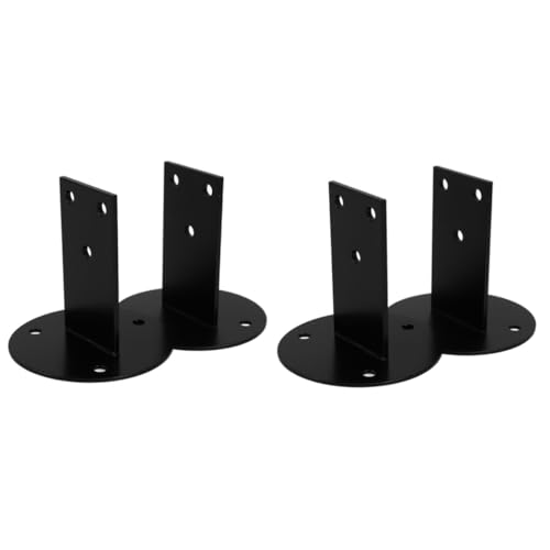 DIYEAH 4 Stck. Handlaufhalter Edelstahl Gerade Treppenhalterung Langlebig Modern Minimalistisches Design Kompatibel Vielseitig für Treppengeländer Zubehör von DIYEAH