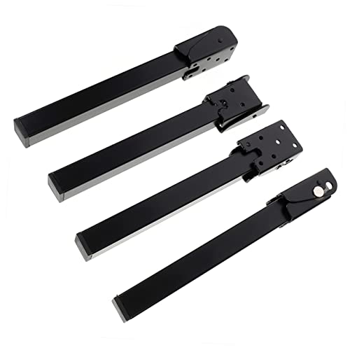 DIYEAH 4 Stück Klappbare Tischbeine Hochbelastbare Unterstützung für Laptop Tische Möbelzubehör Robustem Eisen Stilvolles Design für Einfache Montage Ersatzbeine für Klapptische von DIYEAH