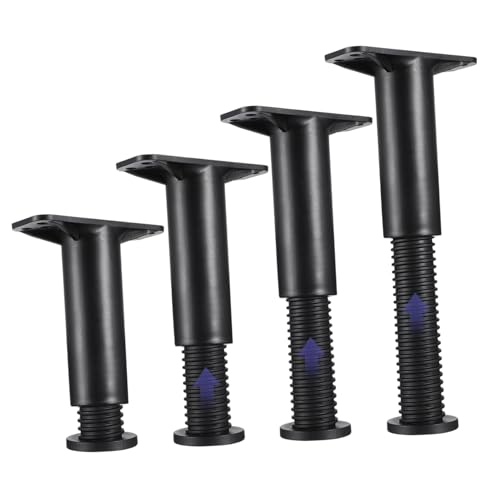 DIYEAH 4 Stück Bettgestell Space Einstellbare Unterstützung Betterhöhung Möbelbeine Bettstützbein Extender Verstellbare Möbelfüße Elevation Rahmen Kunststoff Stahl Black Zufällige Farbe DIYEAH 4 Stück Bettgestell Space Einstellbare Unterstützung Betterhöhung Möbelbeine Bettstützbein Extender Verstellbare Möbelfüße Elevation Rahmen Kunststoff Stahl Black Zufällige Farbe von DIYEAH