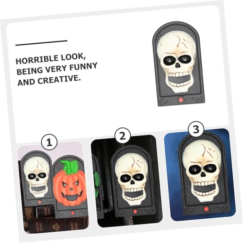 DIYEAH 4 Stück Elektrische Halloween Türglocke mit Gruseligen Horrortönen Batteriefrei Party und Geisterhaus Dekoration für Halloween April Fools und Mottopartys DIYEAH 4 Stück Elektrische Halloween Türglocke mit Gruseligen Horrortönen Batteriefrei Party und Geisterhaus Dekoration für Halloween April Fools und Mottopartys von DIYEAH