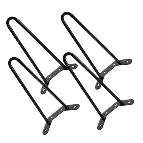 DIYEAH 4 Stück Haarnadel Tischbeine Metall Höhe Langlebige Möbelbeine für DIY Tische Installieren für Esstische Schreibtische von DIYEAH