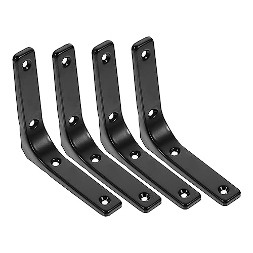 DIYEAH 4stücke Edelstahl Regalhalterung Wandmontage Regalträger Für Schlafzimmer Wohnzimmer Küche Robust Und Langlebig Lösung Für Diy Projekte Schwarz Finish DIYEAH 4stücke Edelstahl Regalhalterung Wandmontage Regalträger Für Schlafzimmer Wohnzimmer Küche Robust Und Langlebig Lösung Für Diy Projekte Schwarz Finish von DIYEAH