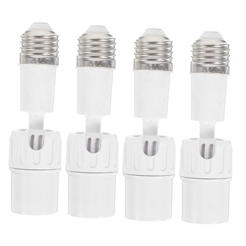 DIYEAH 4 Stück Lampenfassung Verlängerung Winkeladapter mit Rotation Biegung Lichtsockel Adapter für LED und Energiesparlampen Innen Außen Beleuchtung DIYEAH 4 Stück Lampenfassung Verlängerung Winkeladapter mit Rotation Biegung Lichtsockel Adapter für LED und Energiesparlampen Innen Außen Beleuchtung von DIYEAH