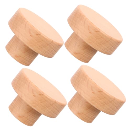 DIYEAH 4 Stück Runde Massivholz Möbelgriffe Holzschubladenknöpfe für Schränke Kleiderschränke Kommoden Einfache Montage Langlebig und Vielseitig für Wohn Küchenmöbel DIYEAH 4 Stück Runde Massivholz Möbelgriffe Holzschubladenknöpfe für Schränke Kleiderschränke Kommoden Einfache Montage Langlebig und Vielseitig für Wohn Küchenmöbel von DIYEAH