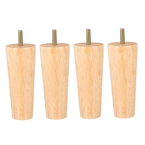 DIYEAH 4 Stück Stuhlbein aus Holz Beine Möbel für modern Hartholz Büro Schrank Ersatzfüße hölzern Beige DIYEAH 4 Stück Stuhlbein aus Holz Beine Möbel für modern Hartholz Büro Schrank Ersatzfüße hölzern Beige von DIYEAH