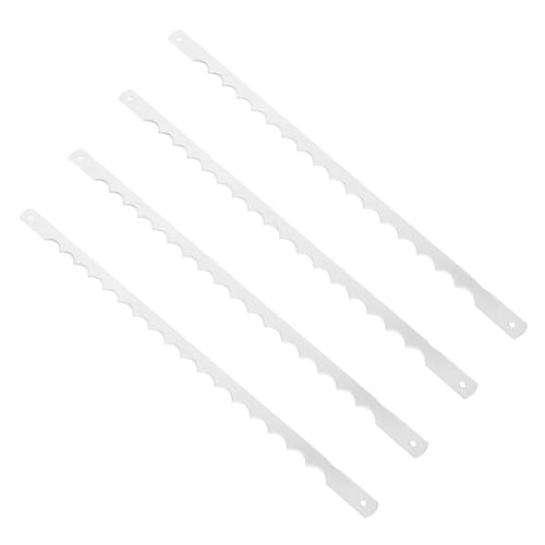 DIYEAH 4 Stück Teiliges Edelstahl Wellenschliff Brotschneidemesser Ersatzklingen für Brotmaschine Langlebig Krümelarmes Schneiden von Brot Kuchen Pizza und Gebäck DIYEAH 4 Stück Teiliges Edelstahl Wellenschliff Brotschneidemesser Ersatzklingen für Brotmaschine Langlebig Krümelarmes Schneiden von Brot Kuchen Pizza und Gebäck von DIYEAH