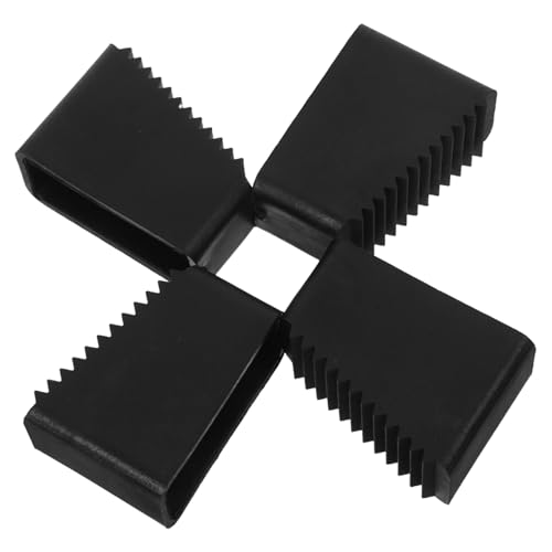 DIYEAH 4 Stück Teiliges Rutschfeste Gummifüße für Stehleitern Strapazierfähige Leiterbeinschutzkappen mit Elektrischer Isolierung Kompatibel mit Teleskop Mehrzweckleitern Verbessert und von DIYEAH