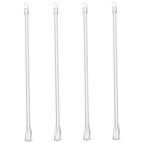 DIYEAH 4 Stück Teiliges Transparentes Jalousien Wendestab Klarer Blindstab mit Haken Robustes Ersatzteil für Horizontale Vorhänge Vielseitiger Fensterrollo Öffner für Mehrere von DIYEAH