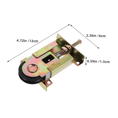 DIYEAH 4 Stück Türmontagerollen Möbel Kleiderschrank Türrolle Schranktür Bodenrolle Schiebetürrolle Kleiderschranktürrollen Kleiderschrank Riemenscheibe Türschrankrollen Golden DIYEAH 4 Stück Türmontagerollen Möbel Kleiderschrank Türrolle Schranktür Bodenrolle Schiebetürrolle Kleiderschranktürrollen Kleiderschrank Riemenscheibe Türschrankrollen Golden von DIYEAH