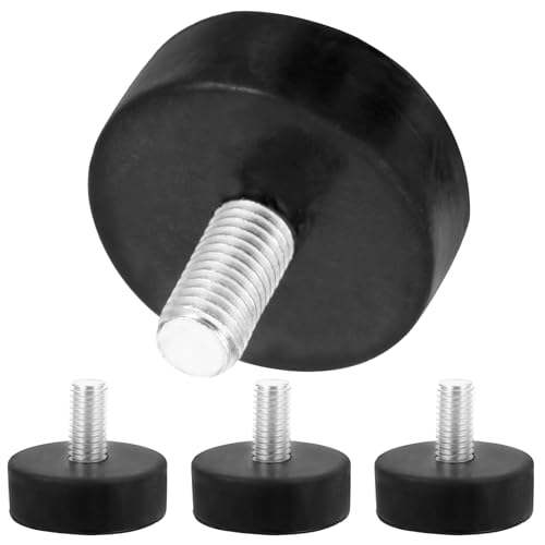 DIYEAH 4 Stück Verstellbare Füße mit Stoßdämpfung rutschfeste Maschinenpads für Möbel Stabilisierende Tischfüße zur Vibrationsminderung für Waschmaschinen und Geräte DIYEAH 4 Stück Verstellbare Füße mit Stoßdämpfung rutschfeste Maschinenpads für Möbel Stabilisierende Tischfüße zur Vibrationsminderung für Waschmaschinen und Geräte von DIYEAH