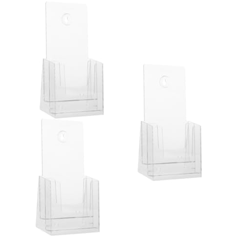 DIYEAH 4 Stück Wandmontierter Aktenhalter Mehrschichtiger Broschürenständer für Dokumente und Magazine Klarer Acryl Prospektständer Einfaches Aufbewahrungsdesign für Schnellen Zugriff DIYEAH 4 Stück Wandmontierter Aktenhalter Mehrschichtiger Broschürenständer für Dokumente und Magazine Klarer Acryl Prospektständer Einfaches Aufbewahrungsdesign für Schnellen Zugriff von DIYEAH