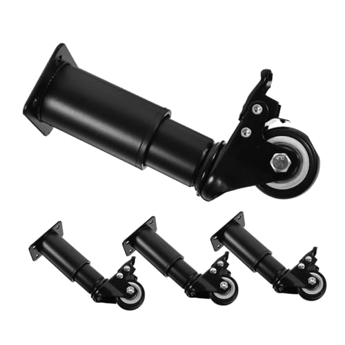 DIYEAH 4 Stück verstellbare Möbelbeine kleine Tischbeine Kommode verstellbare Beine Arm Endtabelle Furniture Legs Metall tischbeine Metallbeine für Möbel Couch Beine kaltgewalzter Stahl von DIYEAH