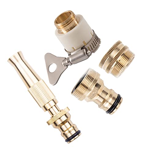 DIYEAH 4 Stücke Teiliges Set Hochdruck Adapter Wasserhahn Kupplung Schnellverbinder für Gartenschlauch Universalanschluss Rostfreier Langlebig für Auto und Gartenbewässerung DIYEAH 4 Stücke Teiliges Set Hochdruck Adapter Wasserhahn Kupplung Schnellverbinder für Gartenschlauch Universalanschluss Rostfreier Langlebig für Auto und Gartenbewässerung von DIYEAH