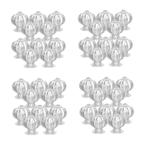 DIYEAH 40 Stck. Teiliges Transparentes Möbelgriff- Krönchenförmige Kratzfeste Schubladengriffe aus Klarem Material Vielseitig für Kommoden Schränke und Kleiderschränke Komfortabler Griff DIYEAH 40 Stck. Teiliges Transparentes Möbelgriff- Krönchenförmige Kratzfeste Schubladengriffe aus Klarem Material Vielseitig für Kommoden Schränke und Kleiderschränke Komfortabler Griff von DIYEAH