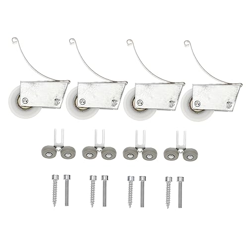 DIYEAH 4Sätze Schiebetürrollen Langlebige Korrosionsbeständige Laufrollen für Schiebetüren für Kleiderschränke und Badezimmer Geräuscharm und Strapazierfähig DIYEAH 4Sätze Schiebetürrollen Langlebige Korrosionsbeständige Laufrollen für Schiebetüren für Kleiderschränke und Badezimmer Geräuscharm und Strapazierfähig von DIYEAH