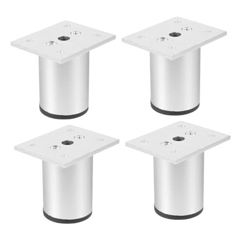 DIYEAH 4Stücke Verstellbare Möbelbeine Höhe Robuste Ersatzbeine für Sofa Couchtisch und Kommode Design für Stilvolle Einrichtung von DIYEAH