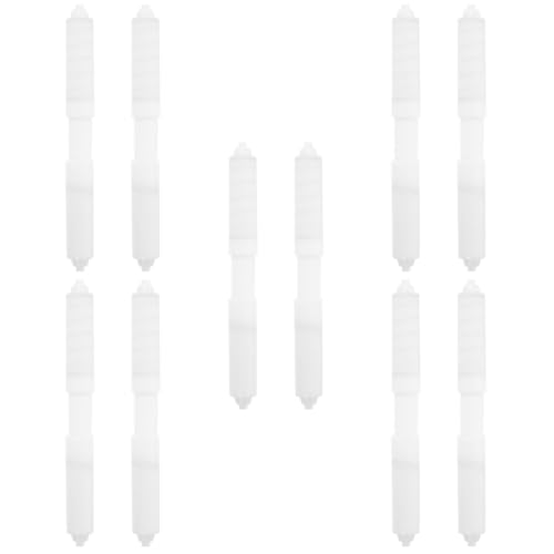 DIYEAH 5 Sätze Ersatz Toilettenpapierrollen Stangen Robuste Plastikrollen Für Toilettenpapierhalter Einstellbare Für Badezimmerzubehör 2 Stücke * 5 von DIYEAH