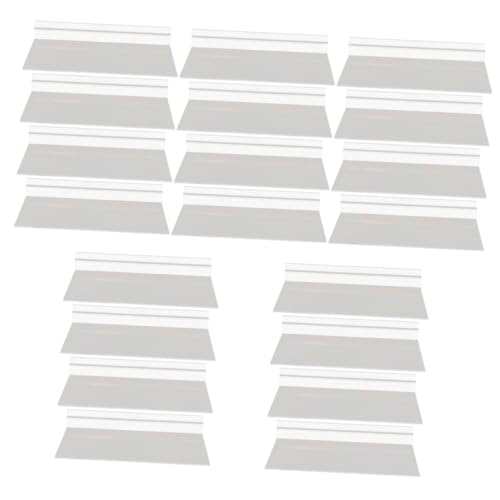 DIYEAH 5 Sätze Teiliges Transparentes Wandregal Für Schuhe Slatwall Schuhregal Zur Präsentation Geschäften Für Aufbewahrung Und Display Von Sneakern Und Anderen Schuhen 4 Stück * 5 von DIYEAH