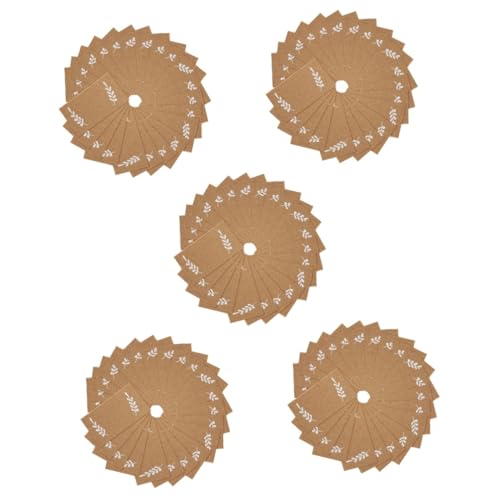 DIYEAH 5 Sätze Tischplatzkarte Platzkarte Für Die Hochzeit Sitzkarten Rezeption Festzelt Visitenkarte Namenskärtchen Platzkarten Papier Tischkarten Für Die Tischdekoration 100 Stück * 5 von DIYEAH