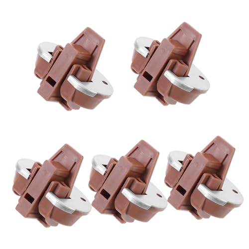 DIYEAH 5 Sätze Unterbau Schubladenführungen Stopper mit Kunststoff und Metallteilen Inklusive Schrauben zur Einfachen Reparatur und Wartung von Kommoden und Waschtischschubladen von DIYEAH