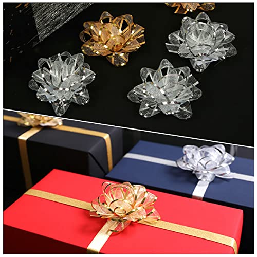 DIYEAH 5 Stück Geschenkbänder Weihnachtsdeko Glänzende Schleifen Vliesstoff für Geschenkverpackungen Geburtstagsfeiern und Festliche Anlässe Transparent und Attraktiv DIYEAH 5 Stück Geschenkbänder Weihnachtsdeko Glänzende Schleifen Vliesstoff für Geschenkverpackungen Geburtstagsfeiern und Festliche Anlässe Transparent und Attraktiv von DIYEAH