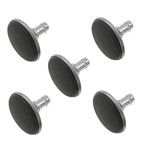 DIYEAH Verstellbare Möbelgleiter Nivellierfüße 5 Stück Durchmesser 50mm Eisen und Nylon für Tische und Stühle Stabil und Langlebig von DIYEAH