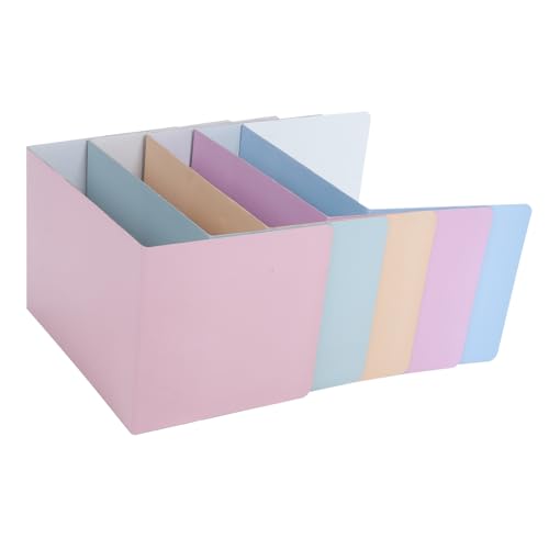 DIYEAH 5stücke Teiliges Schreibtisch-trennwand Macaron-Farben Einfache Montage Für Klassenzimmer Und Home Office Flexibler Sichtschutz Für Schüler Und Konzentriertes Arbeiten von DIYEAH