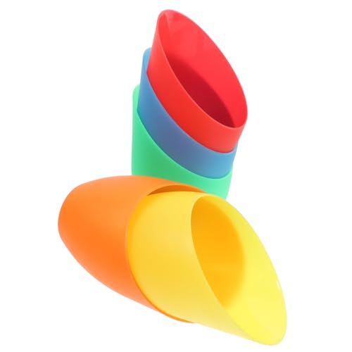 DIYEAH 5 Stück Teiliges Buntes Kunststoff Lampenschirm Set Dekorative Form Ersatz für Steh und Tischlampen Einfache Montage Vielseitig für Wohnzimmer Schlafzimmer Esszimmer Geeignet von DIYEAH