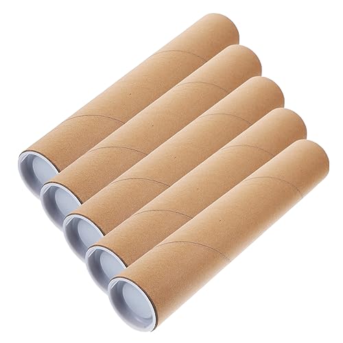 DIYEAH 5 Stücke Posterrollen 300x50mm Dokumentenröhre aus Pappe Versandrollen mit Endkappen Robuste Aufbewahrung für Kunstwerke und Dokumente für Zuhause und Büro DIYEAH 5 Stücke Posterrollen 300x50mm Dokumentenröhre aus Pappe Versandrollen mit Endkappen Robuste Aufbewahrung für Kunstwerke und Dokumente für Zuhause und Büro von DIYEAH