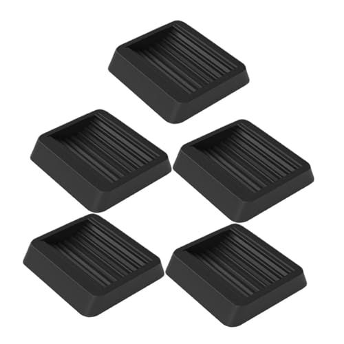 DIYEAH 5 Stück Teiliges Rutschfeste Radstopp pads für Bürostühle und Möbel Tpu slot design für Mittlere Stabilisierend und Bodenschonend Geeignet für Zuhause und Büro von DIYEAH