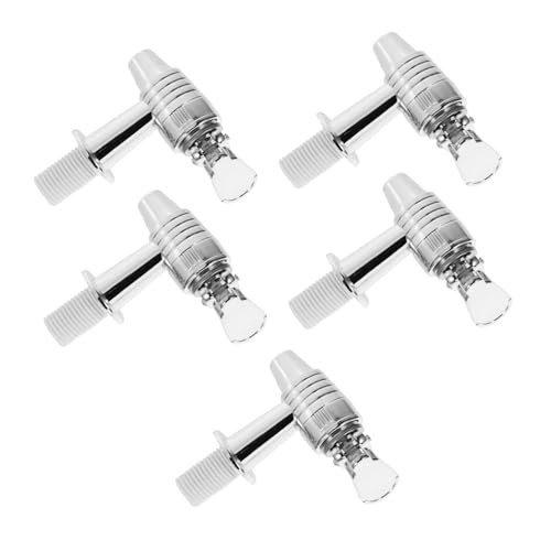 DIYEAH 5 Stück Wasserhahn für Getränkeautomaten Ersatz für Wasserspender Wasserkühler -Zapfen Außenwasserzapfen Austausch des Wasserkrugauslaufs Getränkekrug-Zapfen Abs Silber DIYEAH 5 Stück Wasserhahn für Getränkeautomaten Ersatz für Wasserspender Wasserkühler -Zapfen Außenwasserzapfen Austausch des Wasserkrugauslaufs Getränkekrug-Zapfen Abs Silber von DIYEAH