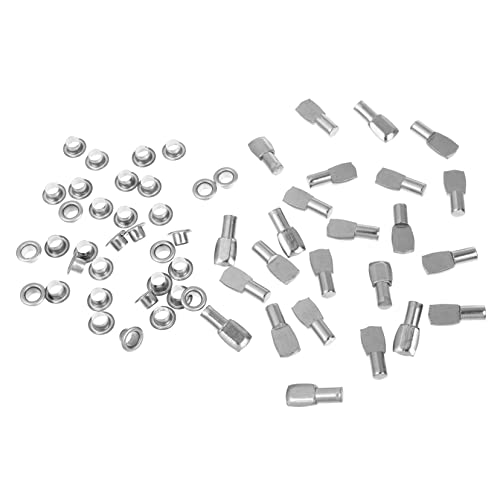 DIYEAH 50 Sätze Stahl Regalhalterungen für Schränke Vernickelte Metall Regalstützen Langlebige Einlegeboden für Möbel Vielseitig Einsetzbar Schrank Bücherregal und Vitrinen DIYEAH 50 Sätze Stahl Regalhalterungen für Schränke Vernickelte Metall Regalstützen Langlebige Einlegeboden für Möbel Vielseitig Einsetzbar Schrank Bücherregal und Vitrinen von DIYEAH