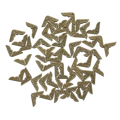 DIYEAH 50stücke Vintage Buchecken Metall Eckenschutz Für Bücher Alben Und Notizbücher Langlebig Und Schutzlösung Für Scrapbooking Und Dekoration von DIYEAH