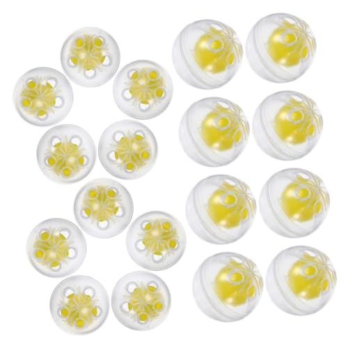 DIYEAH 50 Stück Glockenballspielzeug Spielzeugklingelball Interaktive Spielzeugklingel Klingelball für Kuscheltiere Geräuschemacher-Einsatzkugel Rasseleinsatz Rasseln Plastik Yellow DIYEAH 50 Stück Glockenballspielzeug Spielzeugklingelball Interaktive Spielzeugklingel Klingelball für Kuscheltiere Geräuschemacher-Einsatzkugel Rasseleinsatz Rasseln Plastik Yellow von DIYEAH