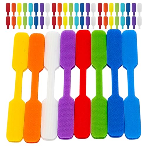 DIYEAH 56 Stück Mehrfarbige Kabelkennzeichnungen Wiederbeschreibbare Nylon-Wickelband-Etiketten mit Haken & Schlaufe für Elektronik- und Computer-Kabelmanagement DIYEAH 56 Stück Mehrfarbige Kabelkennzeichnungen Wiederbeschreibbare Nylon-Wickelband-Etiketten mit Haken & Schlaufe für Elektronik- und Computer-Kabelmanagement von DIYEAH