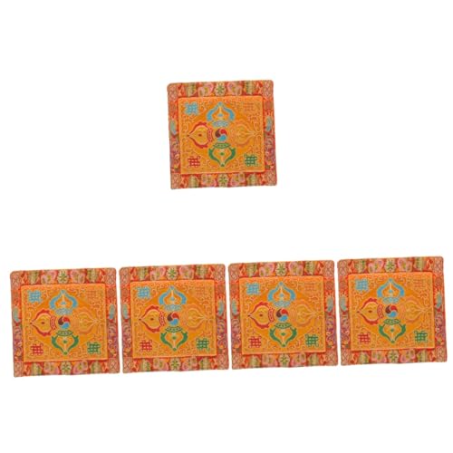 DIYEAH 5stücke Buddhistische Tischdecke Mit Stickierter Schützender Für Altartisch Für Zeremonien Und Zuhause Langlebig Und Chinesischer Stil von DIYEAH