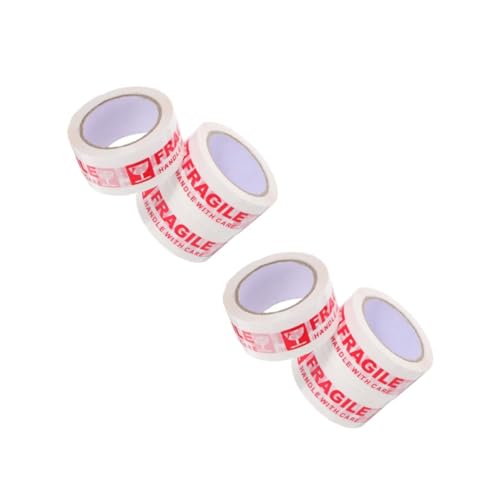 DIYEAH 6 Rollen Fragiles Warnklebeband Verpackungsband Stark Klebend Für Sicheren Versand Zerbrechliche Pakete Umzug Kartons Haftstark Strapazierfähig von DIYEAH