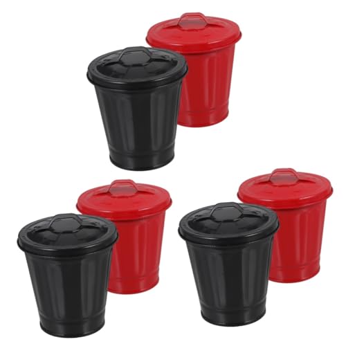DIYEAH 6 Stck. Mini Desktop Abfalleimer aus Robustem Verzinktem Eisen Multifunktionaler Schreibtisch Organizer für Büro Küche Bad mit Deckel Vielseitig für Abfall und Stifte DIYEAH 6 Stck. Mini Desktop Abfalleimer aus Robustem Verzinktem Eisen Multifunktionaler Schreibtisch Organizer für Büro Küche Bad mit Deckel Vielseitig für Abfall und Stifte von DIYEAH