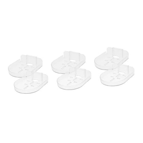 DIYEAH 6 Stck. Teiliges Transparentes Wandregal Selbstklebend für Kamerahalterung und Babyphone Schwebendes Mini Wandmontage-tablett ohne Bohren Einfache Installation Rückstandslos DIYEAH 6 Stck. Teiliges Transparentes Wandregal Selbstklebend für Kamerahalterung und Babyphone Schwebendes Mini Wandmontage-tablett ohne Bohren Einfache Installation Rückstandslos von DIYEAH