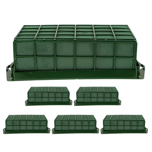 DIYEAH 6 Stück Blumenschaumkäfig: Blumenschaum-Schlammhalter – rechteckige Käfig-Blumenbehälter für frische Blumenarrangements 0 DIY-Floristen-Arrangement-Zubehör von DIYEAH