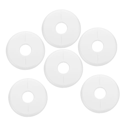 DIYEAH 6 Stück Drahtreservierter Lochabdeckung Runde Sanitärplatten Klimaanlage Loch dekorative Abdeckung Rohrabdeckplatte Dekorationsklummenabdeckungen Rohrabdeckungsplatte ppr Weiß DIYEAH 6 Stück Drahtreservierter Lochabdeckung Runde Sanitärplatten Klimaanlage Loch dekorative Abdeckung Rohrabdeckplatte Dekorationsklummenabdeckungen Rohrabdeckungsplatte ppr Weiß von DIYEAH